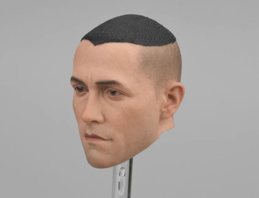 プライベートミリタリーコープション演算子、兵士の男性の頭の彫刻、首のリングは12インチのSDアクションに適合、簡単でシンプルな26055r、1:6