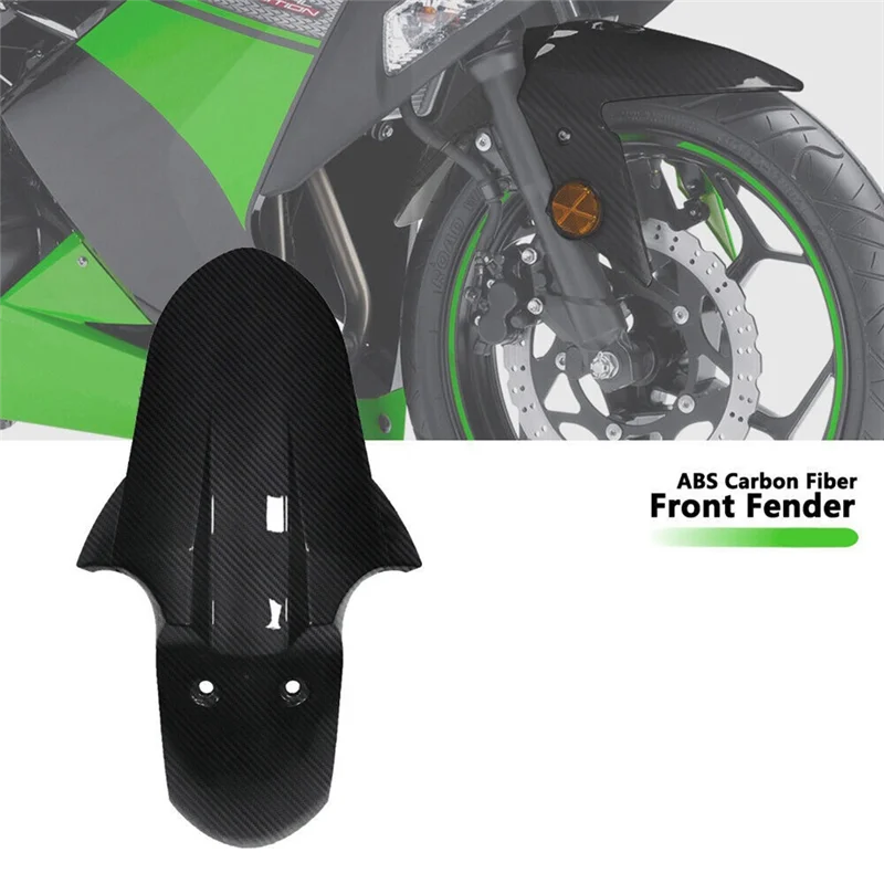 

Motorcycle Front Fender Mudguard Fairing Splash Dust Guard For Kawasaki Ninja300 Ninja 300 Z250 Z300 2013-2017