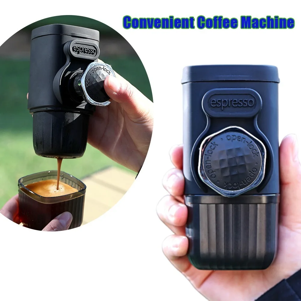 

Hand-pressed Portable Coffee Machine Outdoor Portable Espresso Capsule Coffee Machine Handheld Pressure Espresso Coffee Maker