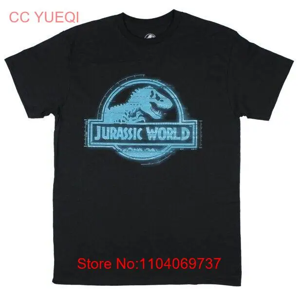 Jurassic World Two Men's System Breach Glitch Logo T-Shirt Size 2XL