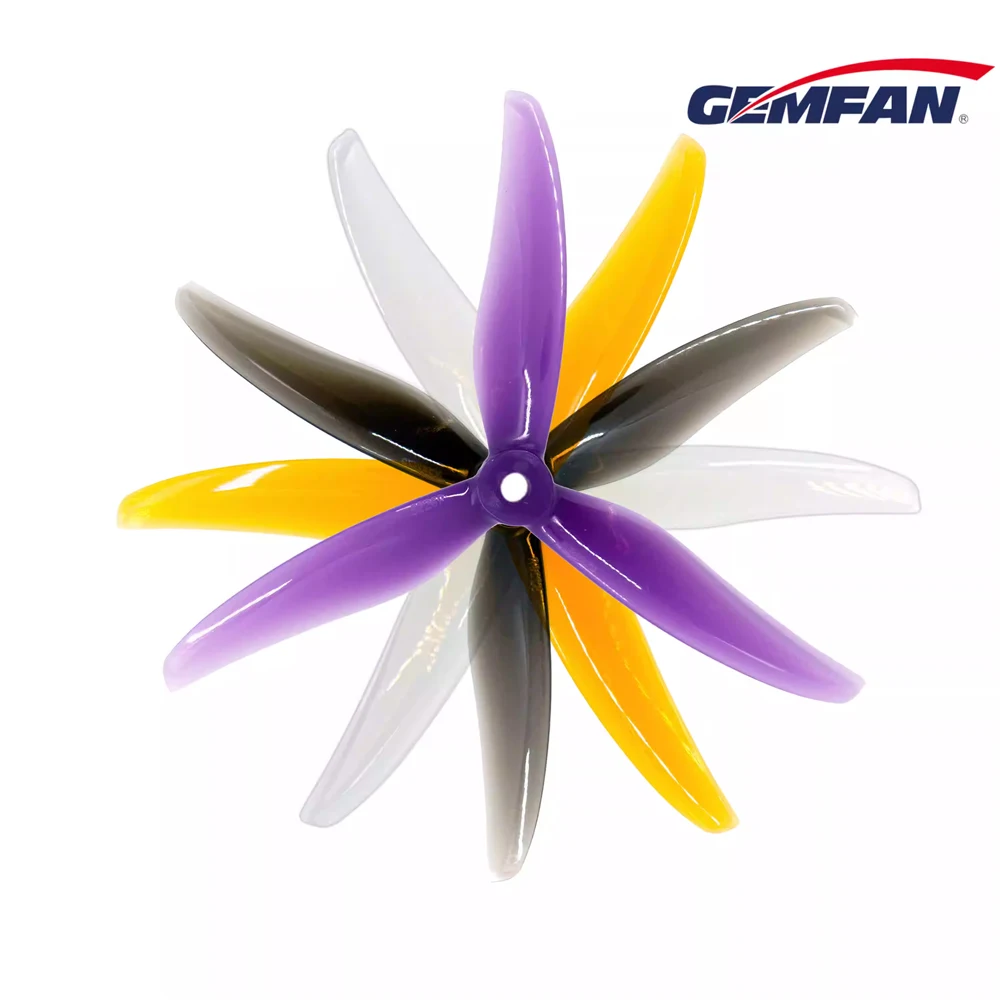 8Pcs/ 4Pairs Gemfan Hurricane 5236 5.2X3.6X3 3-Blade PC Propeller For RC FPV Racing 5inch Drones Faster More Aggressive Powerful