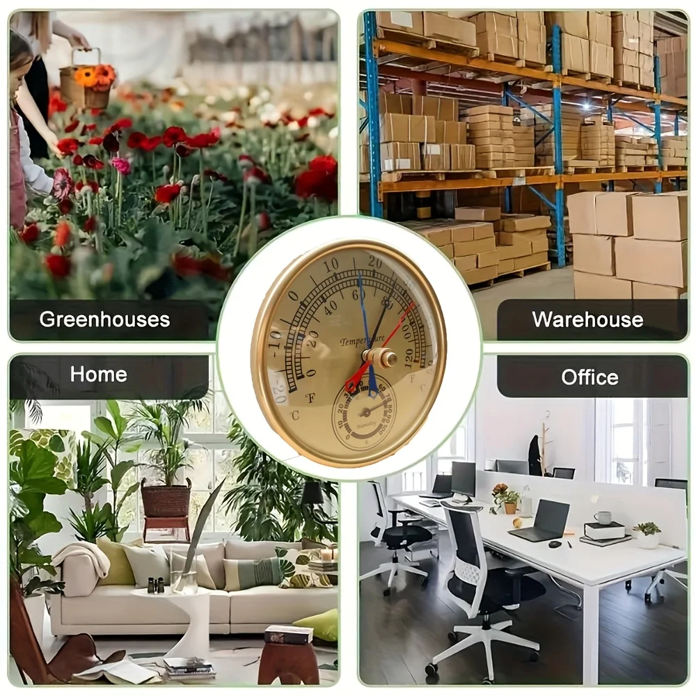 

Термометр и гигрометр — измеритель температуры и влажности на стене, устойчивый к атмосферным воздействиям, с дисплеем в реальном времени, батарея не требуется