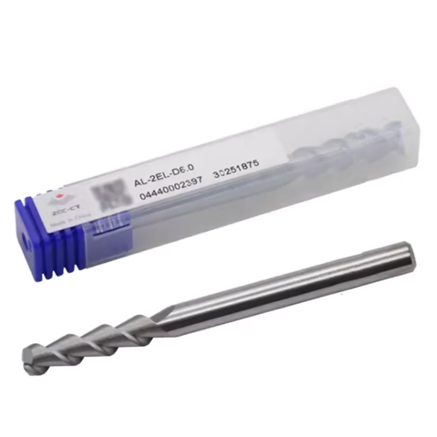 

AL-2EL-D6.0 AL-2EL ZCC.CT Две лезвия с прямым хвостовиком и длинным лезвием Фрезы с плоским концом AL-2EL-D6.0 Используются для обработки алюминия 1 шт./кор.