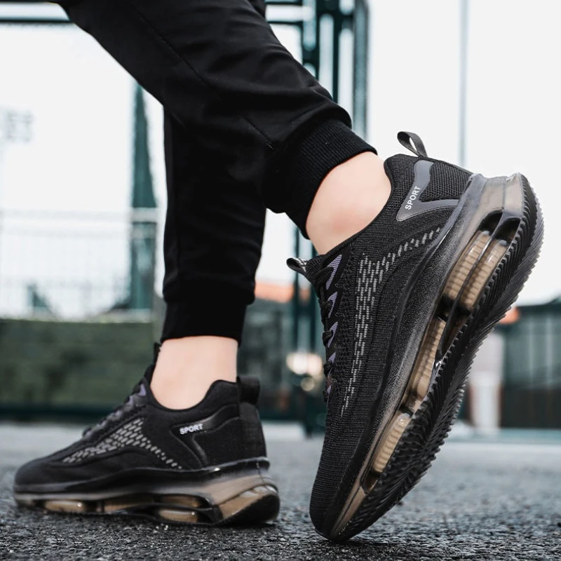 

Low-Top Cushioned Insole Male Sports Shoes Comfortable Summer Walking Athletic All Brands Gym Men's Casual Sneakers Jump On Sale