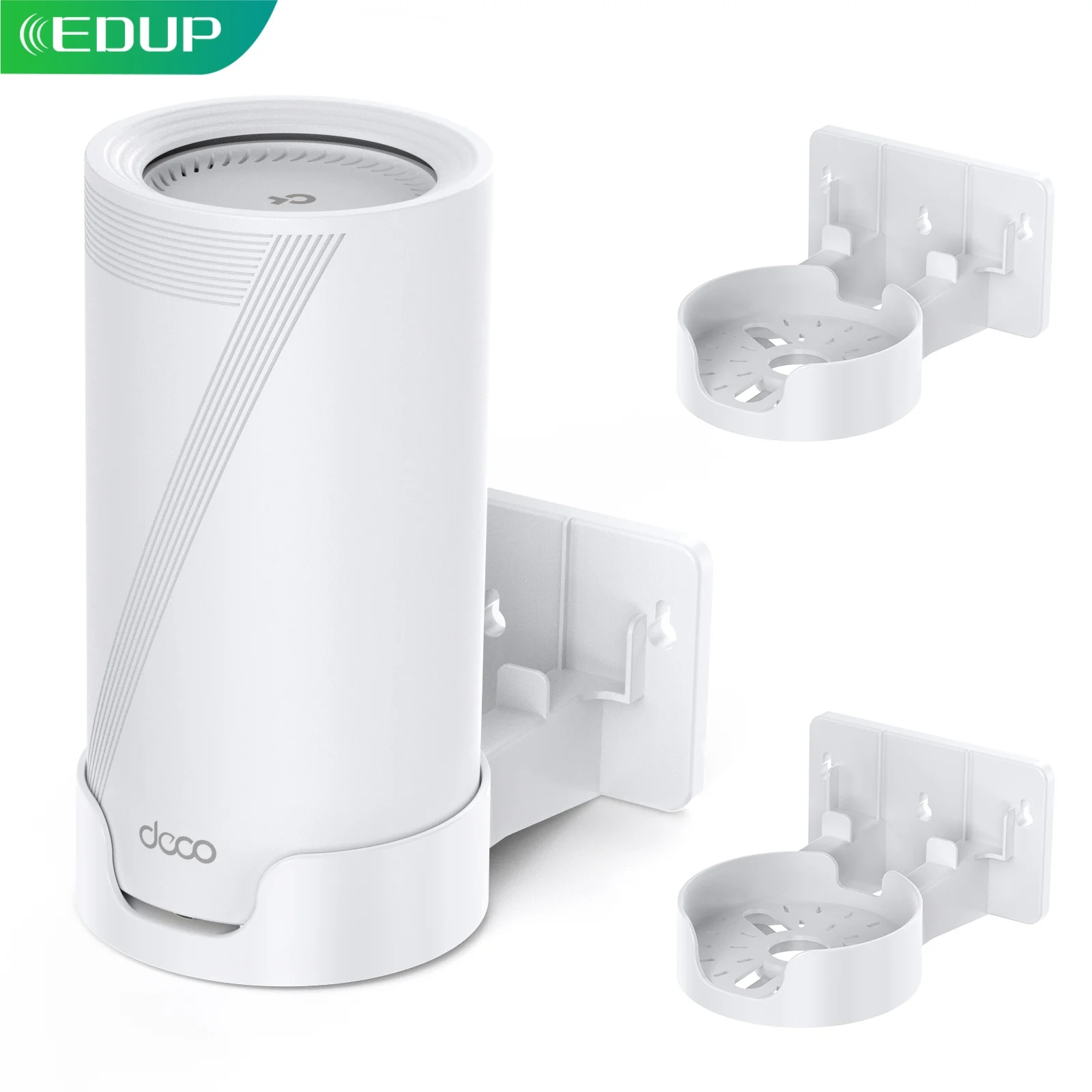 

Кронштейн для настенного крепления EDUP WT1221-2pcs для маршрутизаторов TP-Link Deco BE серии WiFi 7, стабильный держатель, комплект для экономии места при установке.