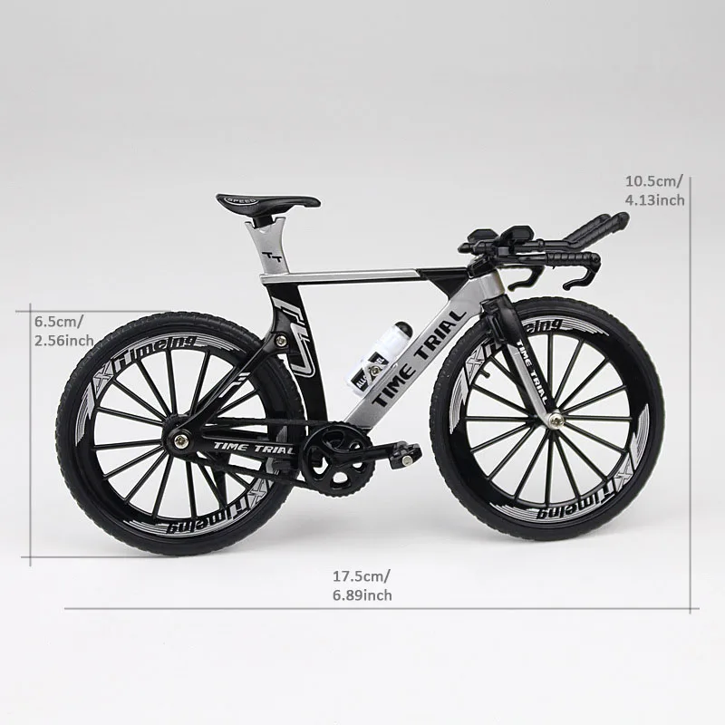 Modèle de vélo de course en alliage pour enfants, jouet de mini vélo, ameublement de maison en métal, simulation créative, cadeau de collection pour garçons, nouveau, 1:10