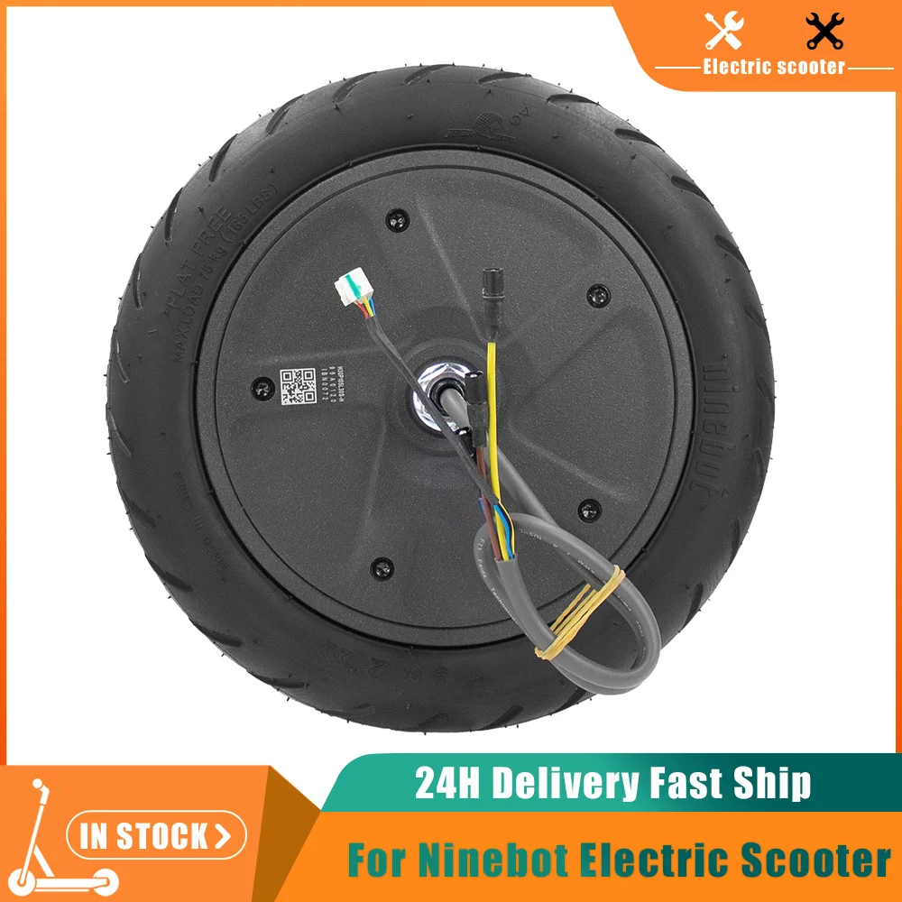 Original Front Wheel Motor for Segway Ninebot E25 KickScooter Electric Scooter 300W Engine Wheel Assembly Accessories