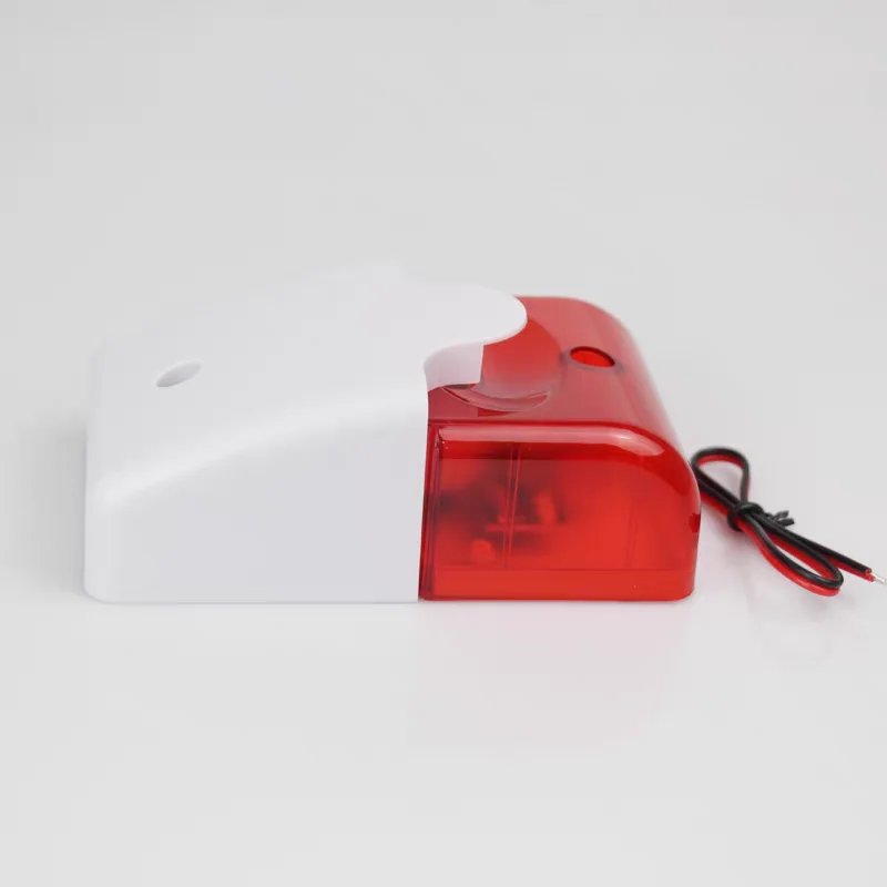 Sound and Light Alarm Beeper 120dB 12V/24V Volume Adjustable/Non Adjustable