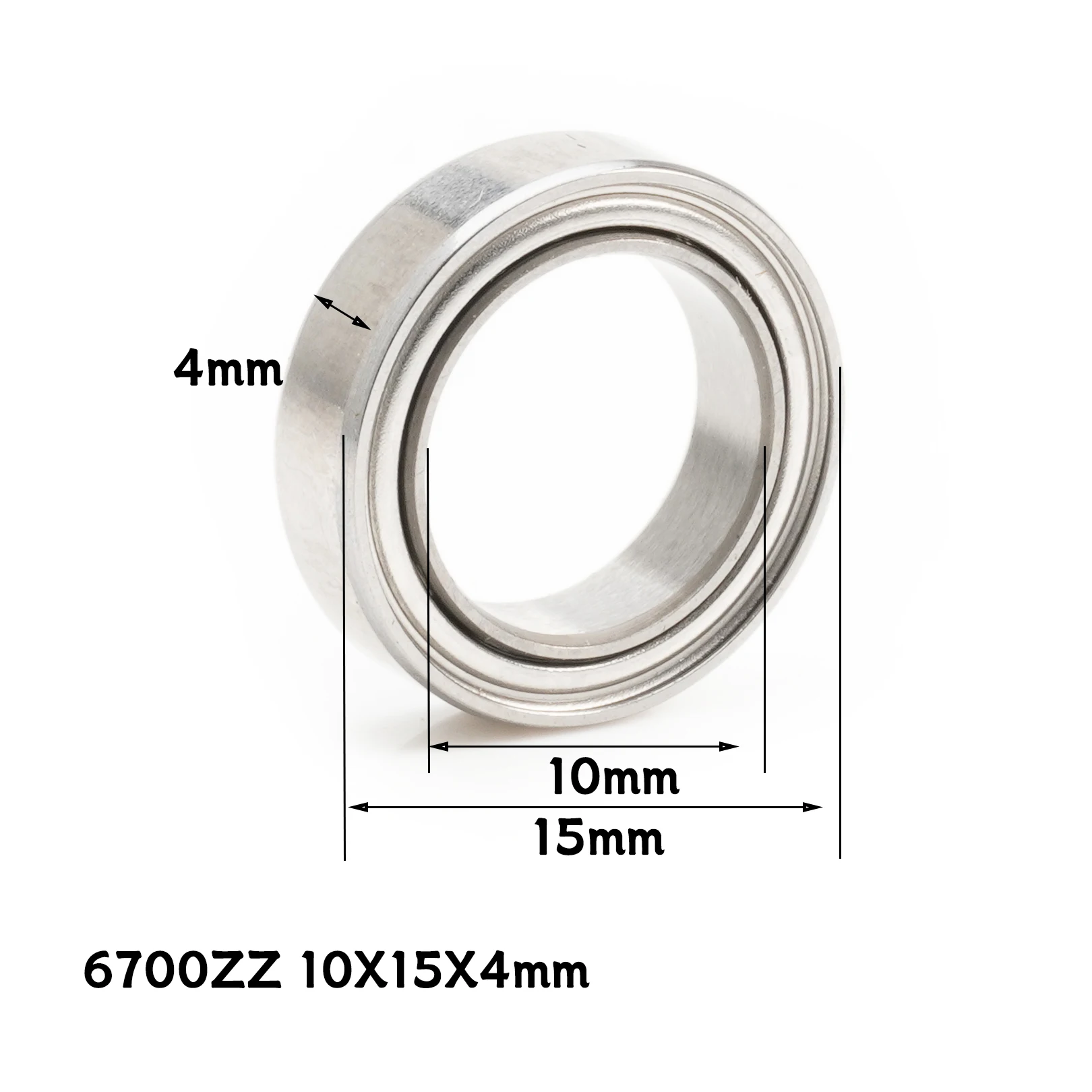 10Pcs 10mm ID 6700ZZ 6800ZZ 6900ZZ 6000ZZ Deep Groove Ball Bearing 10*15*4 10*19*5 10*22*6 10*26*8 MM A-1510ZZ L-1910ZZ R-2210K