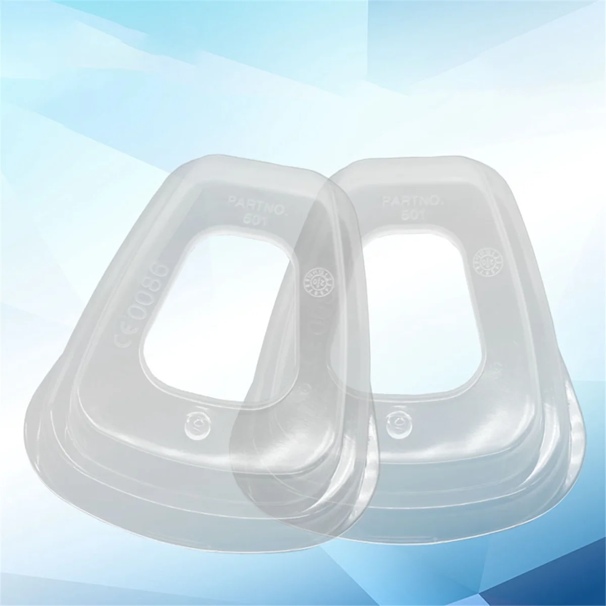 501 Filter Retainer for 3M Reusable Respirators,Filter Box Uses Gas Mask Elements Accessories,2PCS