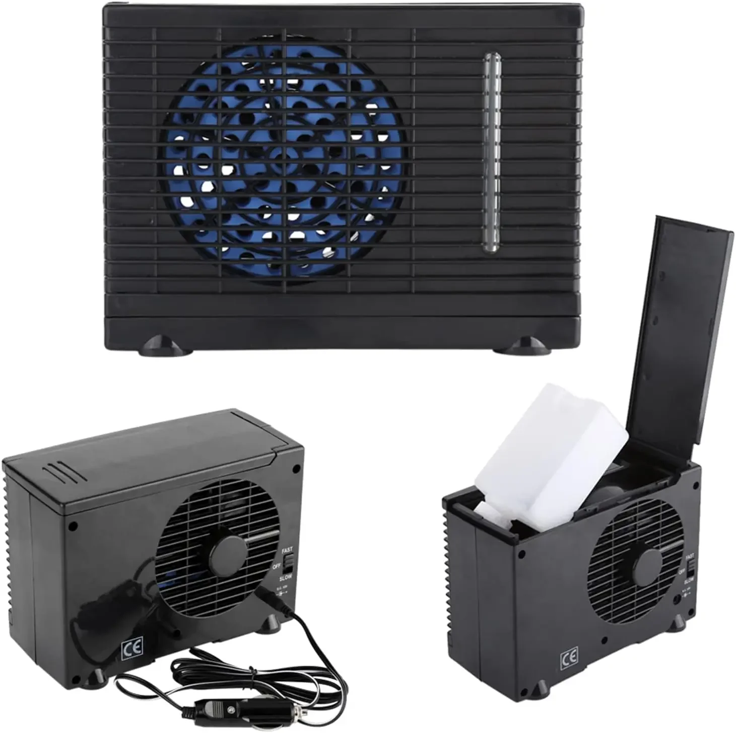 Ventilador De Ar Condicionado Para Um Caminhão, Mini Refrigerador De Ar Evaporativo, Ventilador De Refrigeração, 12V