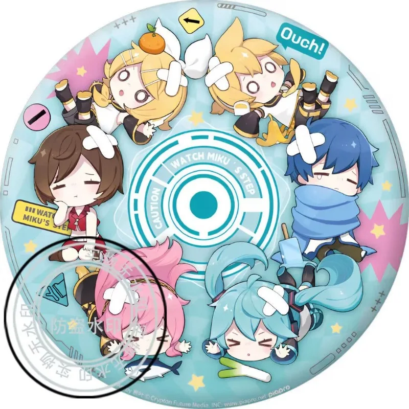 

Hatsune Miku Badge Hatsune Miku Project DIVA Anime Peripheral Fall Down Modeling Kawaii Anime Figures Decoration