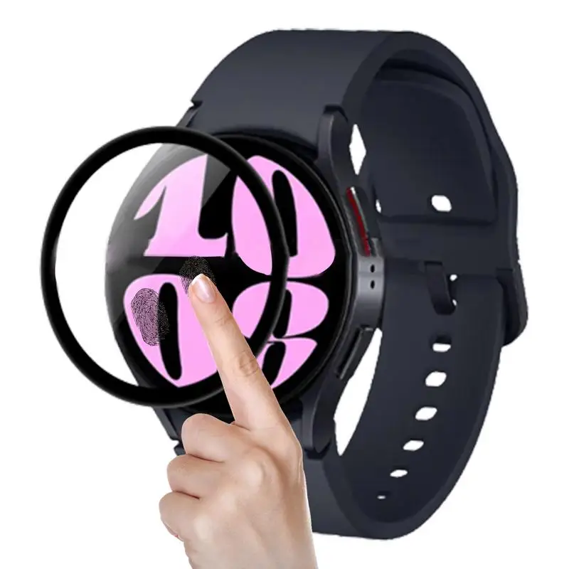 ソフトスクリーン保護カバー,指紋防止カバー,HDスマートクロック保護,傷防止