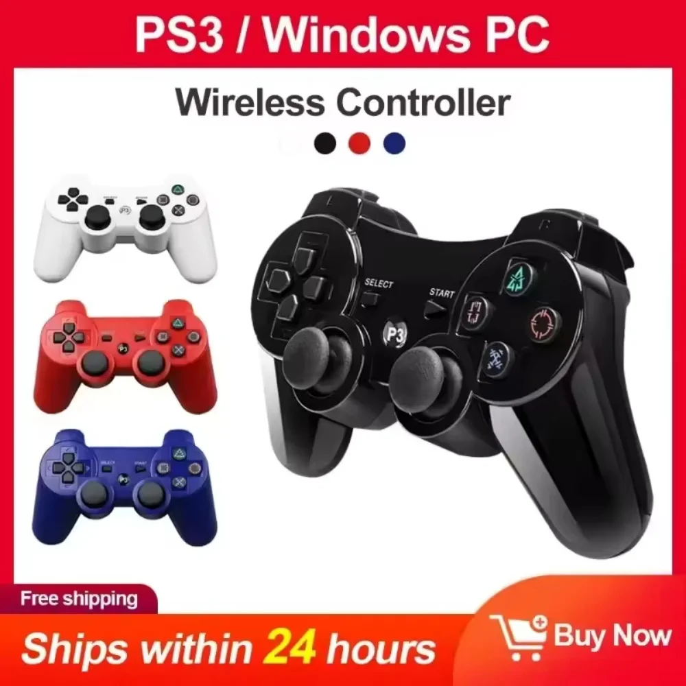 Беспроводной-bluetooth-геймпад-для-ps3-джойстик-для-playstation-3-контроллер-sixaxis-для-p3