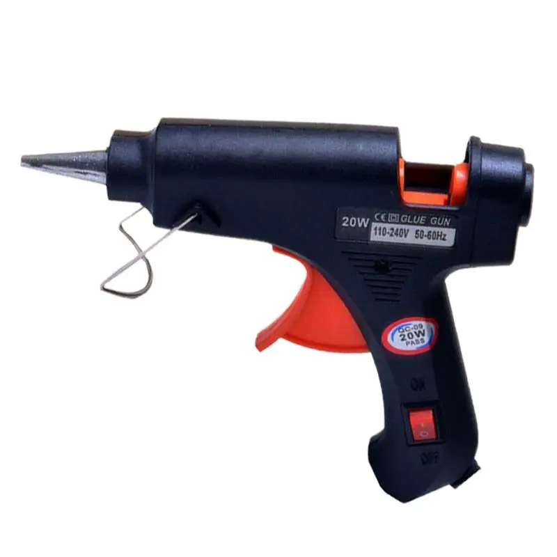 

Инструмент для нагрева горячего клея, 20 Вт, быстрый предварительный нагрев, инструмент для нанесения клея, портативный электрический гаджет для нагрева горячего клея для художественных ремесел, ремонта игрушек, дерева
