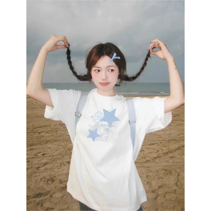 2026 New Collection: Stylish Drop-Shoulder Short-Sleeve T-Shirt / Base Layer