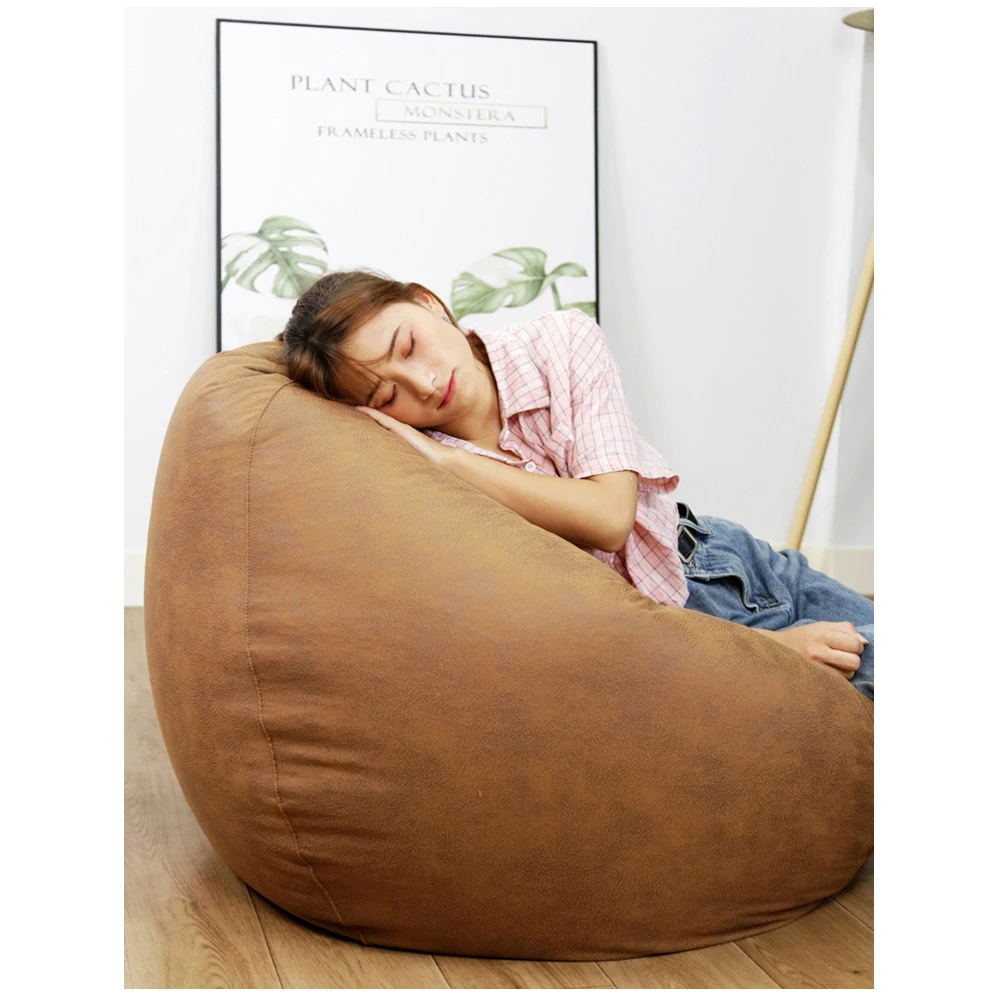 IStapromo الهدايا الصانع بالجملة رقيق لينة مقاوم للماء أريكة استرخاء حديقة أريكة بنمط حقيبة الفول متعدد الألوان الترفيه كيس القماش في الهواء الطلق #3