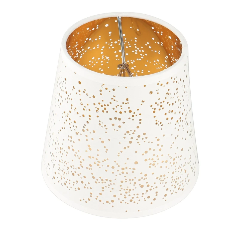 

A21I-1 PCS Hollow-Out Cloth Lamp Shade Clip-Bulb Light Cover Light Shade Lamp Cover Hollow Out Fabric Clip Lampshade