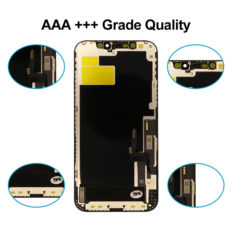 OLED For iPhone 12 Pro Max 13 Mini 12 LCD Display 3D Touch Screen Digitizer For iPhone 14 Plus 14 Pro Max 15 Plus 16 Display XR