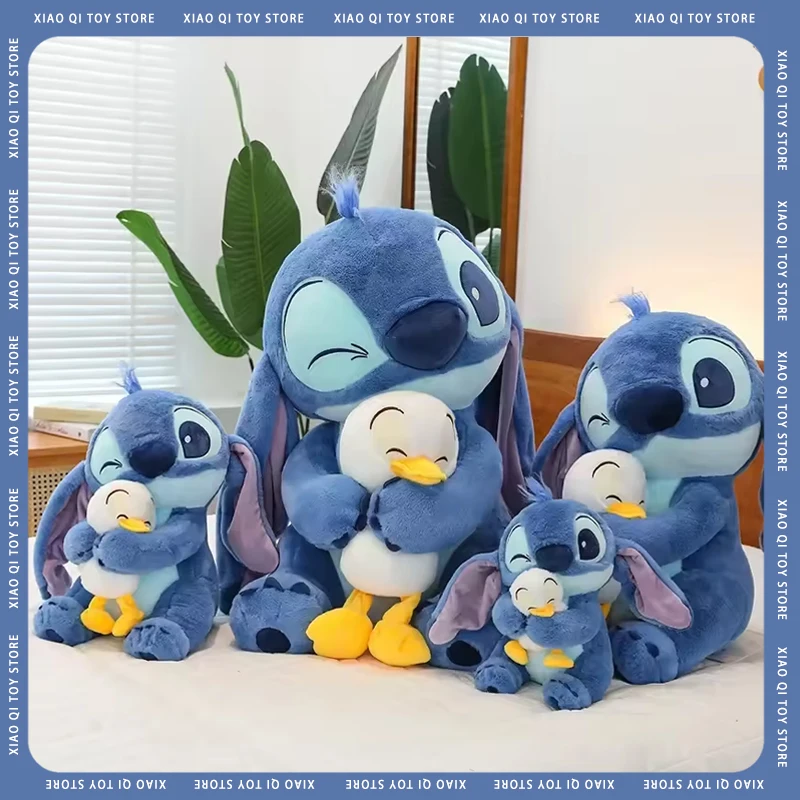 

35/45/60 см кукла Диснея, вышитая кукла Лило, милая утка, мягкая игрушка, рождественский детский подарок на день рождения, кавайное украшение