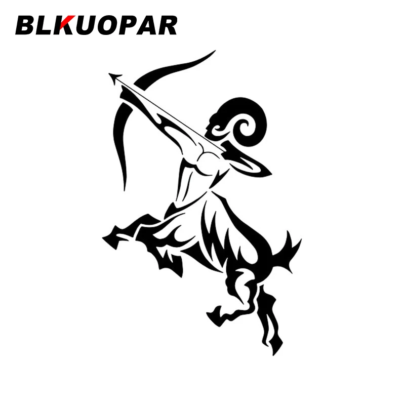 

BLKUOPAR Centaur Constellation Silhouette Car Sticker Personality Decal Waterproof Die Cut Windows Trunk RV Caravan Decoration