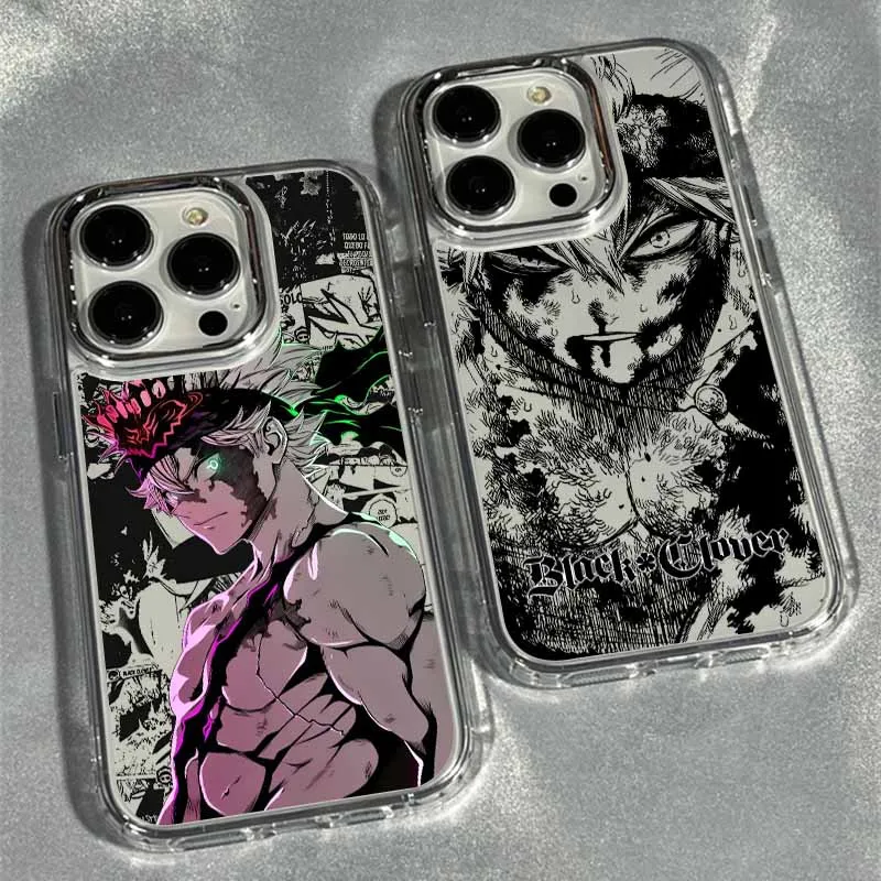 Funda Protectora Suave para Teléfono con Diseño de Anime Black Clover para Xiaomi Mi 15 Ultra 14T Redmi 15C 14C 13C A5 A3 POCO X7 Note 15 14 13 Pro Plus