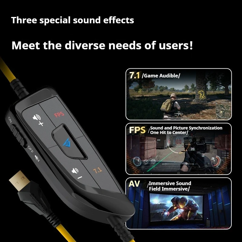 Somic 936Ultra 유선 헤드폰 게임용 50mm 다이나믹 드라이버 소음 제거 FPS E-스포츠 게임용 노트북 헤드셋(마이크 포함)