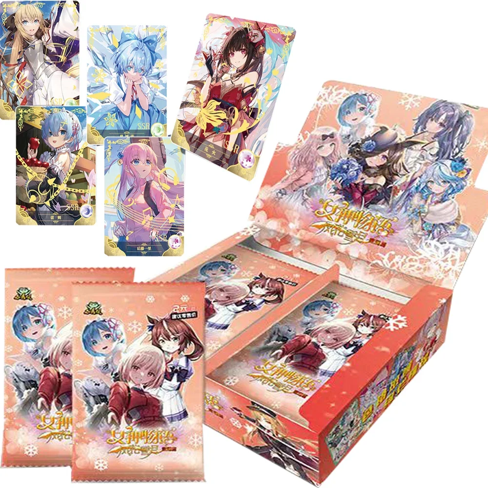 

Anime Girl Card Booster Box Goddess Story Puella Magi Madoka Magica Spy Family Role Collection Card Toys Children Birthday Gifts