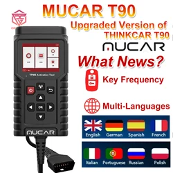 Upgrade Version of THINKCAR T90 MUCAR TP T90 S3 TPMS Programmer work with THINKCAR S3  Car Tire Pressure Diagnosis TPMS Sensor