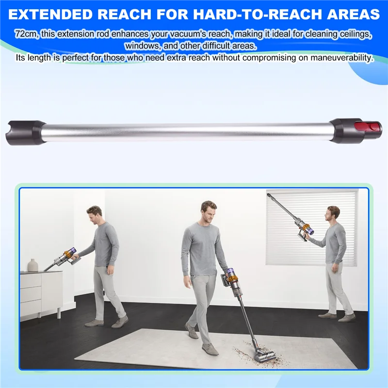 

B50C The Extension Rod Of Vacuum Cleaner Is 72Cm, Compatible With For Dyson V7 V8 V10 V11 Rod, Vacuum Cleaner,