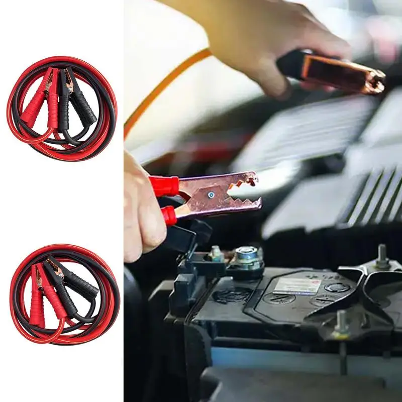 Car Battery Jump Leads Booster Cables Battery Jump Cable Connection Line Jumper Cables Heavy Duty Automotive Booster Cables