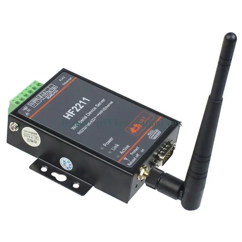 K43B Serial Port to Ethernet RTOS Serial Server European /U.S.RS232/485/422