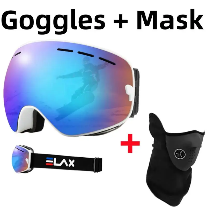 Ski Goggles Double Layer Anti-fog UV400 Snowboard Snow Snowmobile Glasses Eyewear Outdoor Cycling Hiking Skiing Googles 스키고글