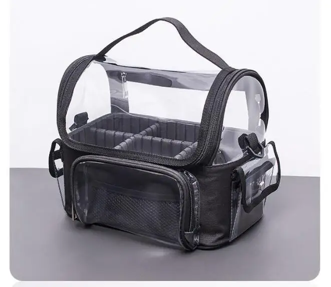 Women Travel Makeup Bag Organizer With Adjustable Dividers Cosmetic Bag Portable Travel Makeup Case Waterproof Travel Cosmetic