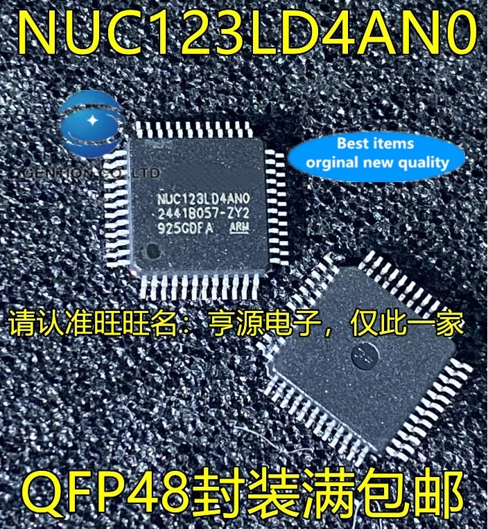 

5 шт. NUC123LD4AN0 QFP48 32-битный встроенный чип контроллера микроконтроллера в наличии 100% новый и оригинальный