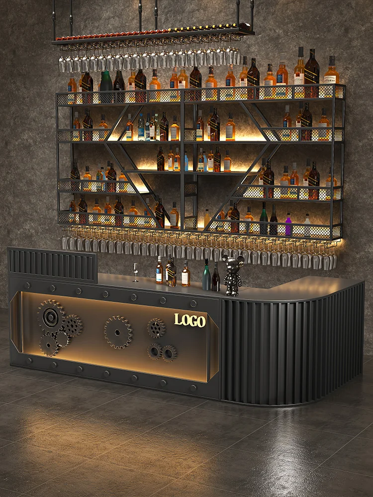 

Whole house custom wine rack wine cabinet partition floor red shelf shelf display hanging wine glass rack hanging upside down
