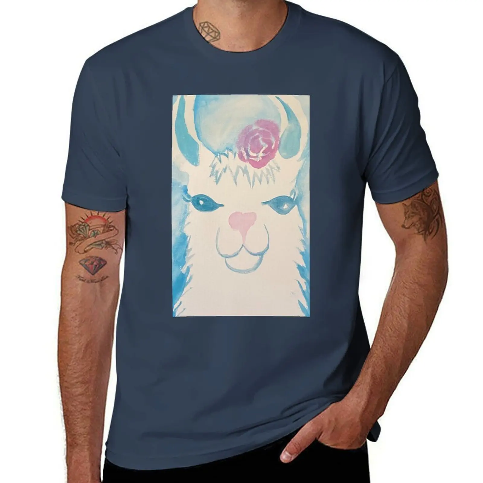 LLAMA LOVE T-Shirt Outdoor Working T-Shirt