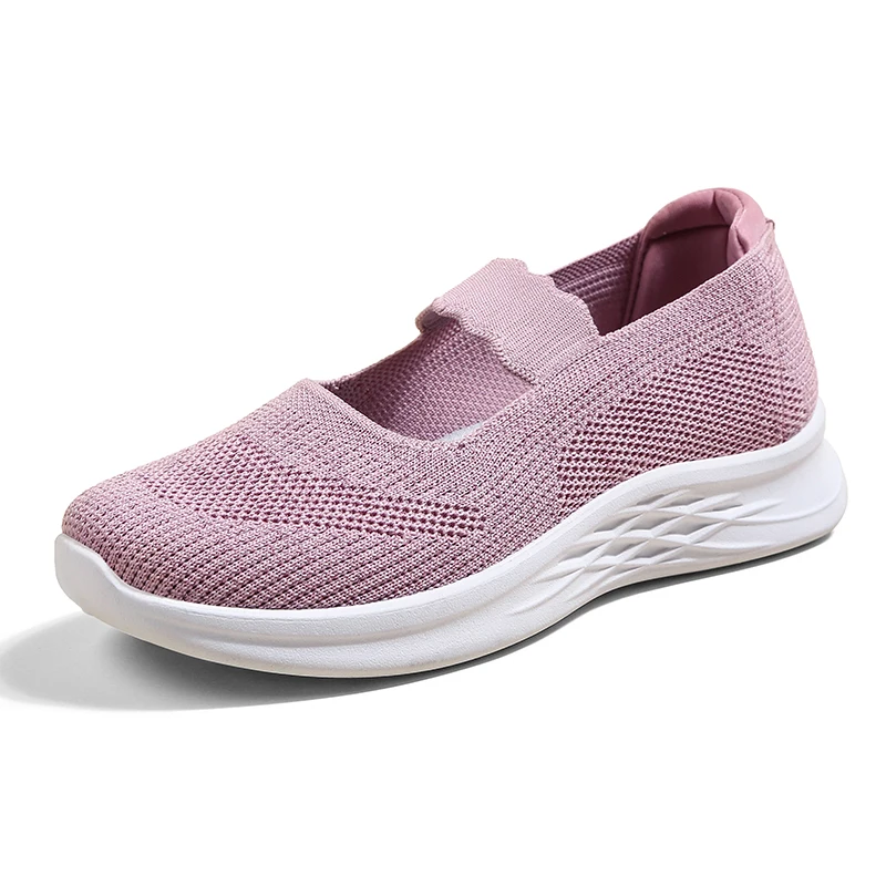 

2025 Summer Women's Shoes Mom's Shoes Lightweight Comfortable Breathable Non-Slip Outdoor Walking Shoes Pregnant Women's Shoes