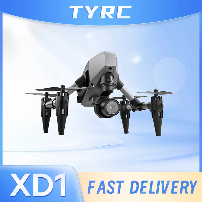 XD1 New Mini RC Alloy Drone With Camera HD Wifi Fpv Professional Photography Quadcopter Optical Flow Drones Toys Boys Gifts