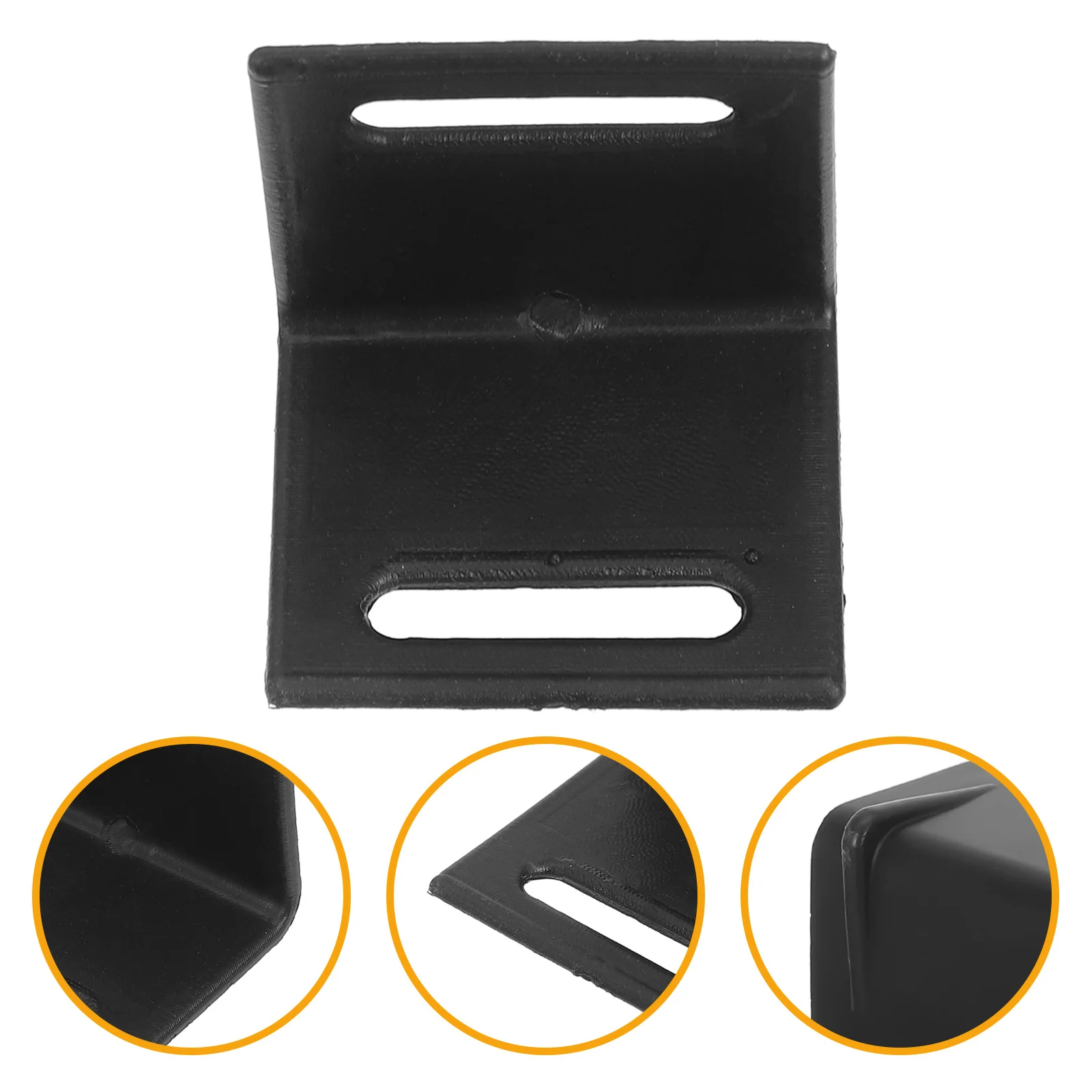 100Pcs Cargo Corner Protector Plastic Strap Edge Guard Triangular Design Secure Fastening for Truck Cargo Trailer Load