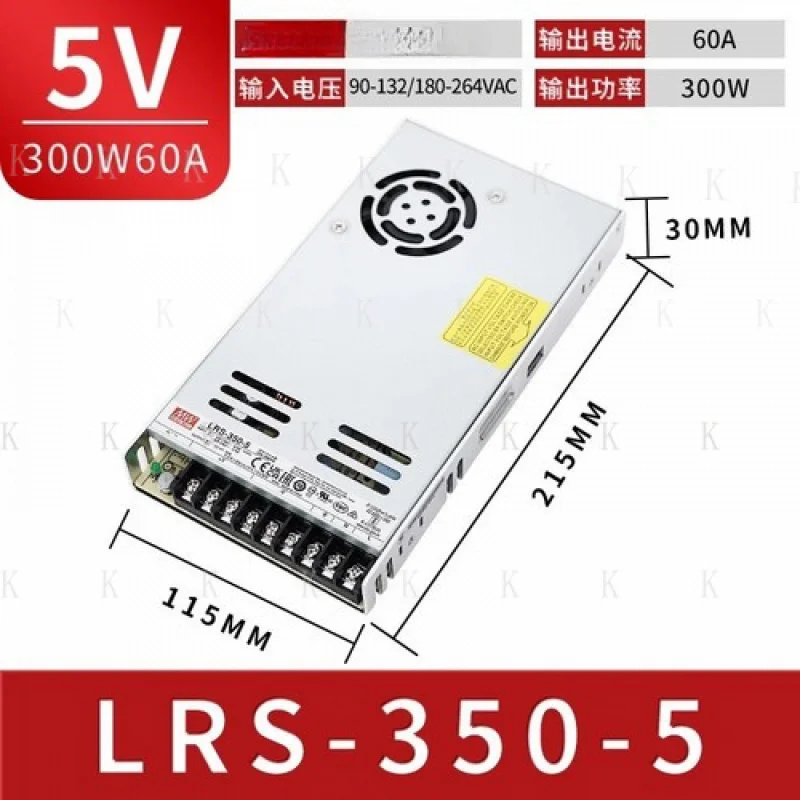 C  FOR   Meanwell Switching Power Supply LRS-350-5 Output 5V 60A