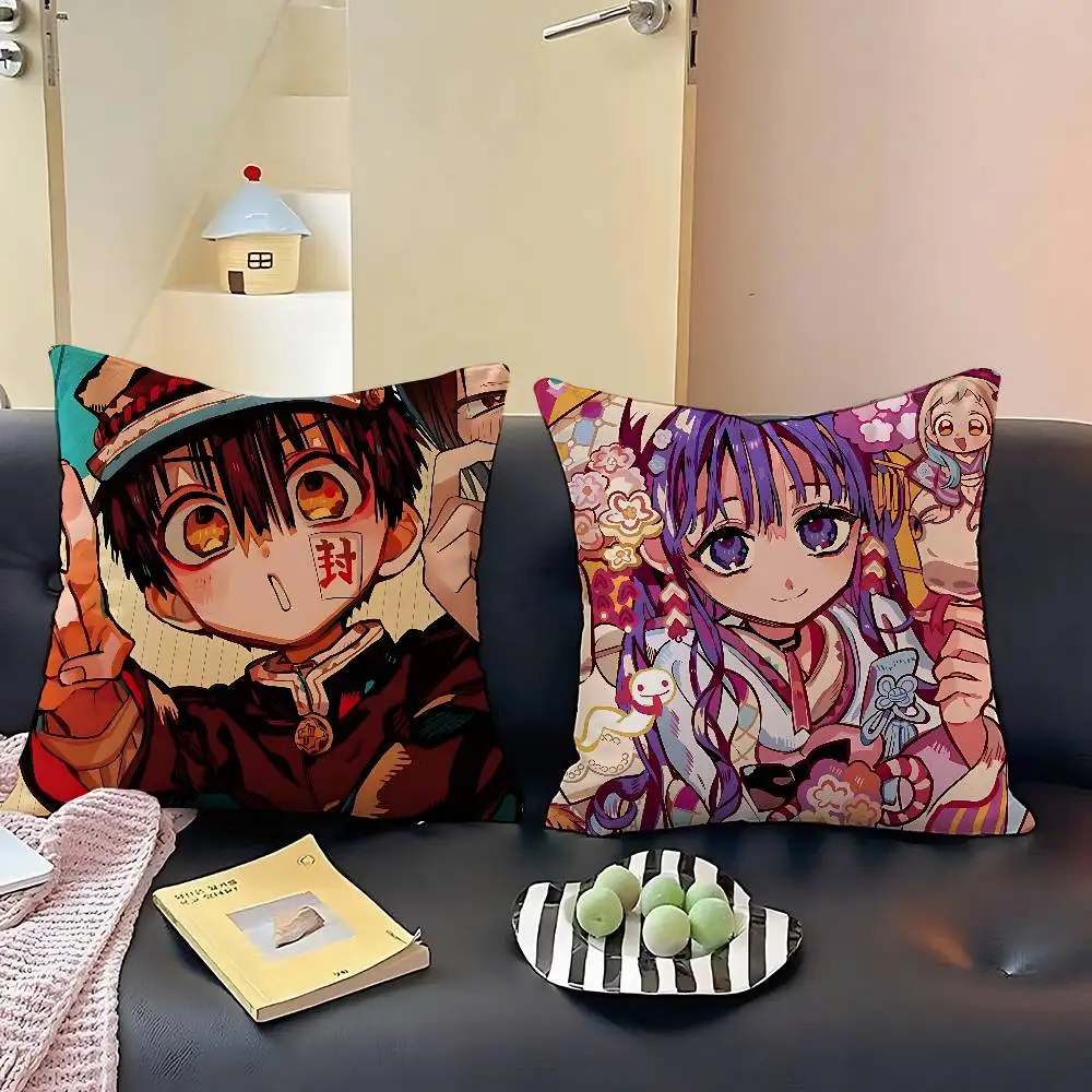 

Anime Toilet Bound Hanako Kun Pillow Case Cushion Cover Soft Cute Throw Pillow Case For Car Sofa Pillowcase Polyester With Zippe