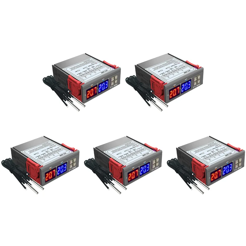 BNVN-5X цифровой термостат регулятор температуры STC-3008 термометр датчик гигрометр 12 В 24 В 220 В