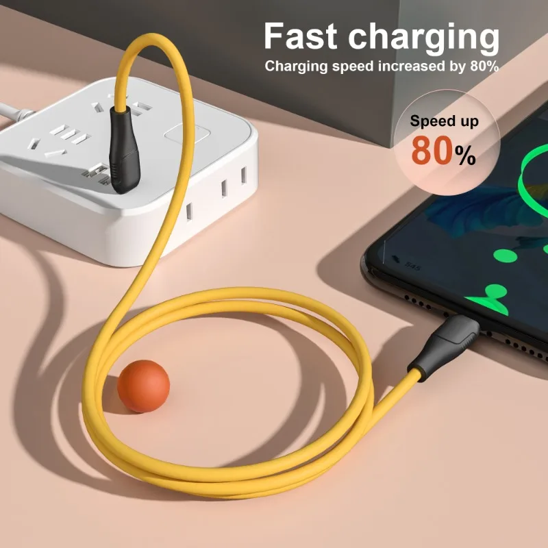 1-2 قطعة 60 واط شحن سريع مزدوج الرأس نوع-C كابل عالمي USB C إلى USB C عالية السرعة نقل البيانات سلك شاحن الهاتف