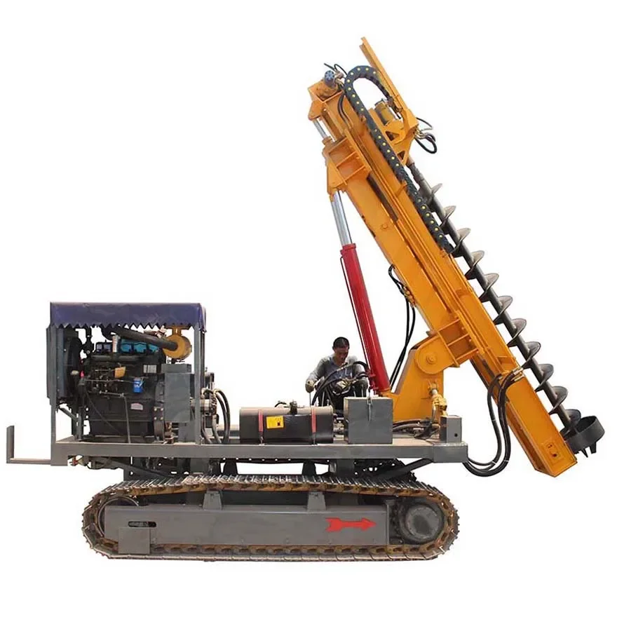 New Pile DriverSuper Auger Pile DriverHigh Efficiency Hydraulic Drilling Rig for Hard Surface Drilling