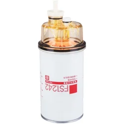 FS1242 Fuel Water Separator Filter With Cup For Fleetguard Modified Truck Excavator Fuel Filter 3355903 P505961 Diesel Filter
