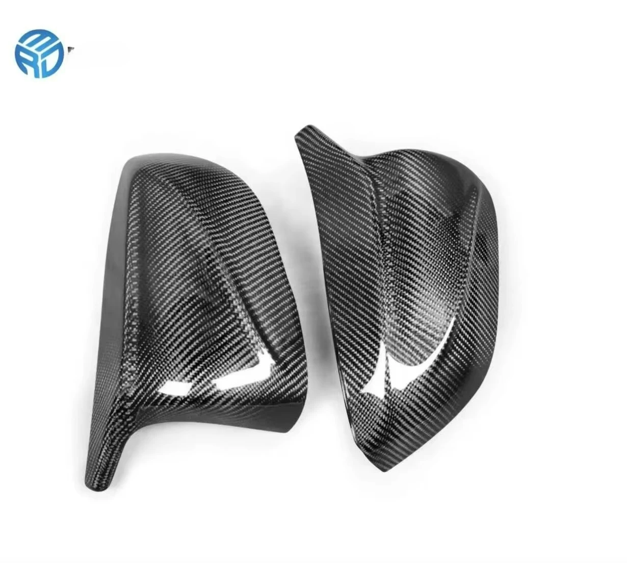 

Free Shipping for Infiniti Q50 Q60 V2 M Style Carbon Fiber Car Rearview Mirror Cover Mirror Caps Black Honeycomb