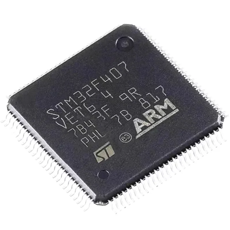 

10PCS STM32F407VET6 Brand New Authentic LQFP100 ARM CortexM4 32-bit microcontroller MCU