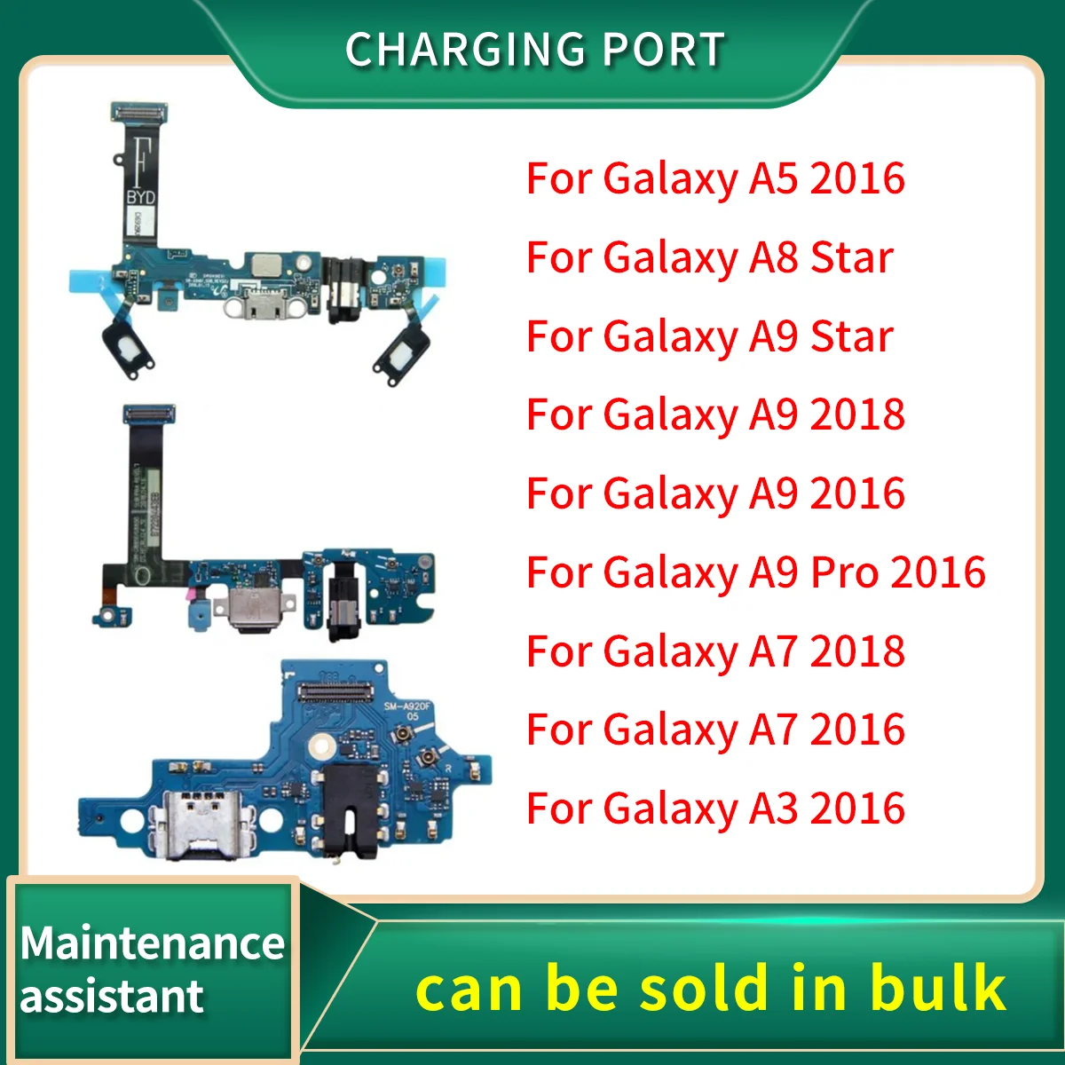 Cabo flexível de carregamento usb para samsung galaxy a9 pro a8 star a7 2018 a5 a3 2016 com microfone porta conector peças da placa