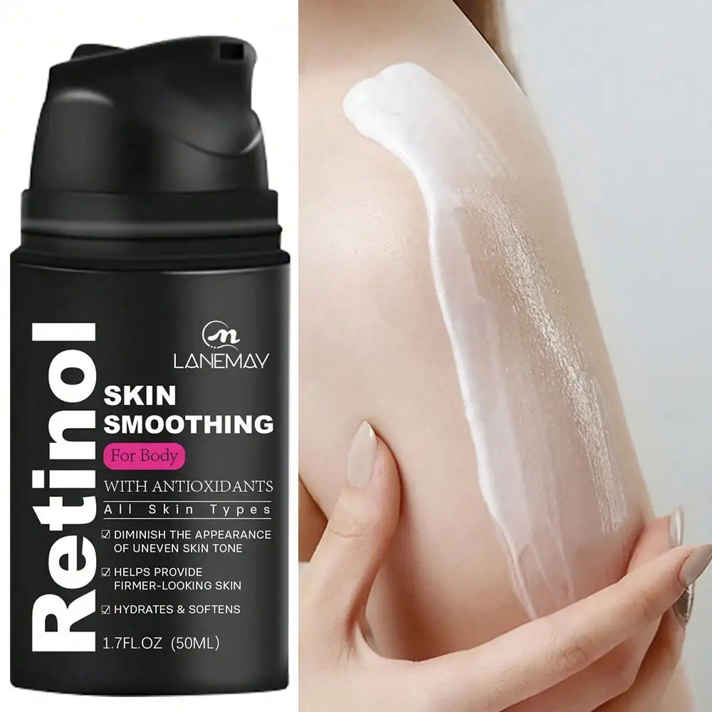 Retinol Body Lotion 50ml Moisturizing Smoothing Skin Softening Lightweight Formula 1pcs
